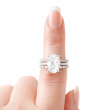 Load image into Gallery viewer, Silver Allesandra Ring Set