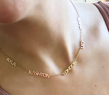 Load image into Gallery viewer, Mantra Custom Name Necklaces