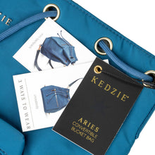 Load image into Gallery viewer, Kedzie Aries Convertible Bucket Bag