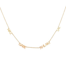 Load image into Gallery viewer, Mantra Custom Name Necklaces