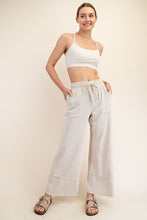 Load image into Gallery viewer, Sand Wide Leg Crop
