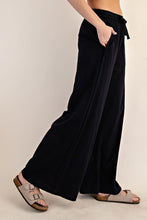 Load image into Gallery viewer, Cotton Slub Wide Leg Pants
