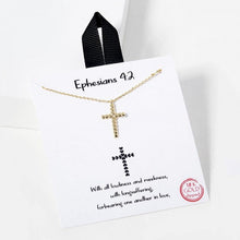 Load image into Gallery viewer, Dainty Cross Necklace
