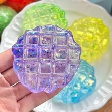 Load image into Gallery viewer, Glitter Waffle Squishy
