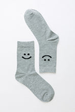 Load image into Gallery viewer, Smiley Face Crew Socks
