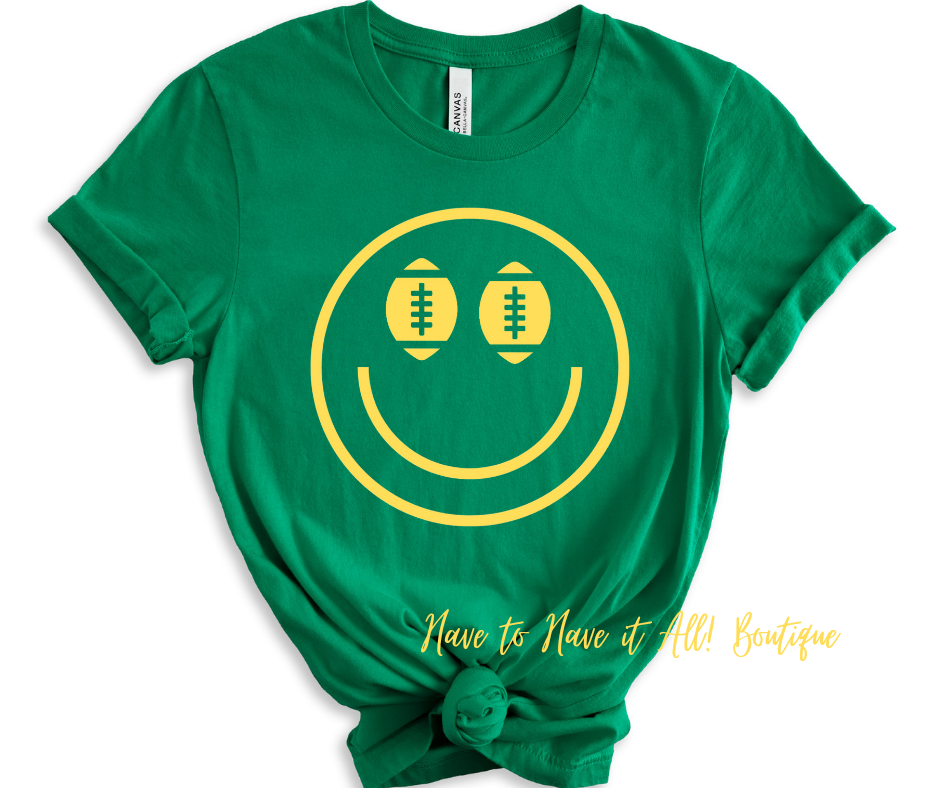 Green & Yellow Smile Tee Preorder