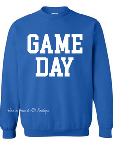 Blue & White Game Day Sweatshirt