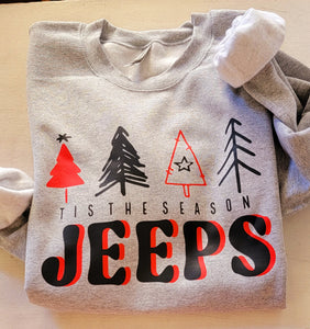 Tis the Season Jeeps Sweatshirt Preorder