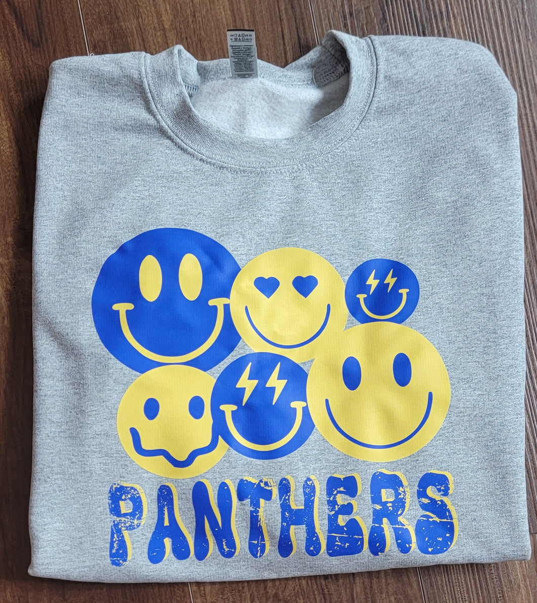 Panthers Smiley Sweatshirt