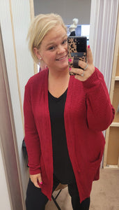 Bonnie Waffle Cardigan