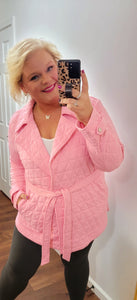 Pretty in Pink Quilted Jacket