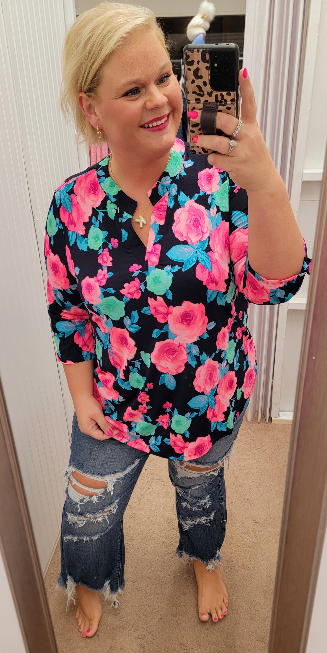 Wild about Roses Blouse