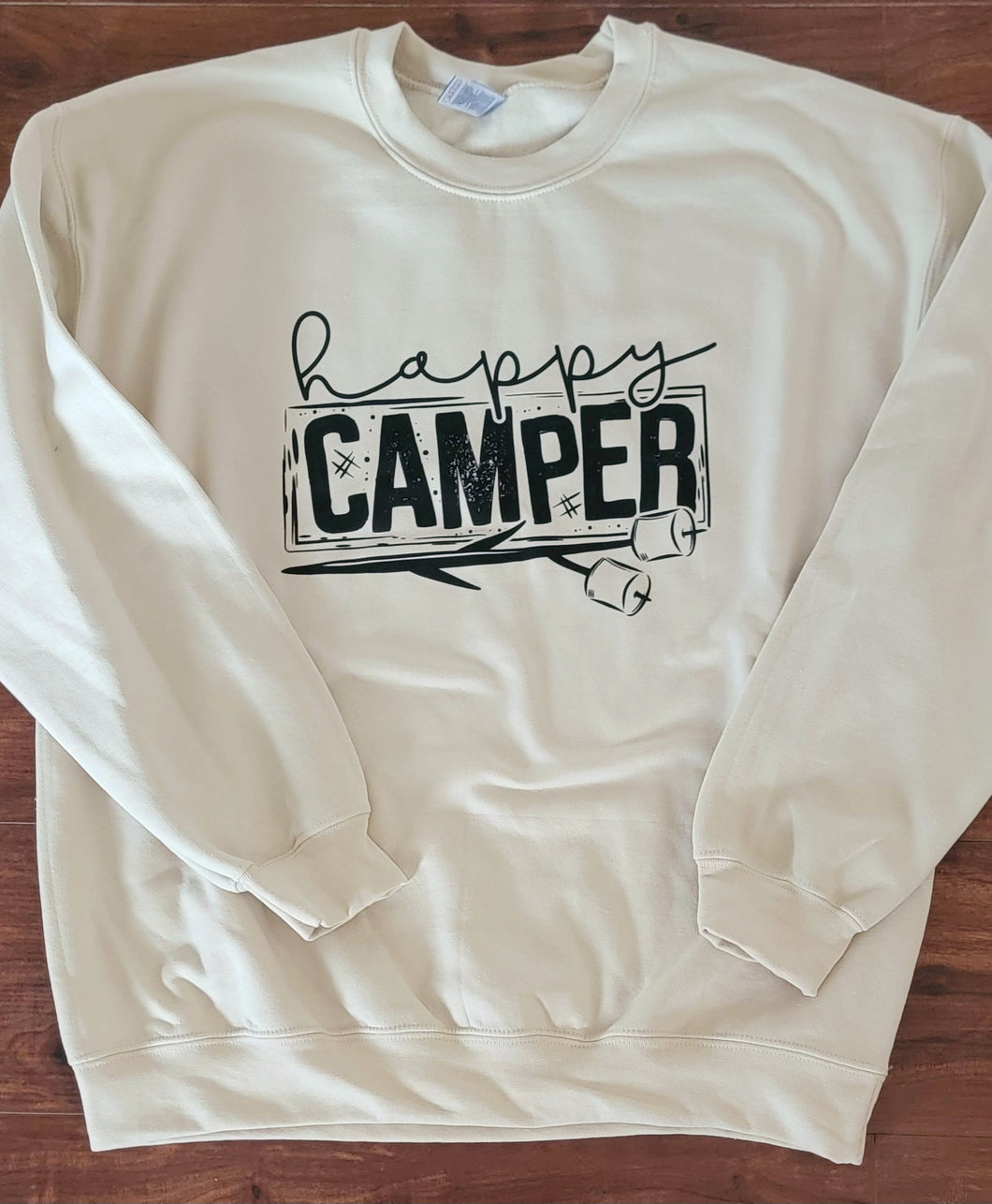 Happy Camper Sand Sweatshirt (2-3 day TAT)