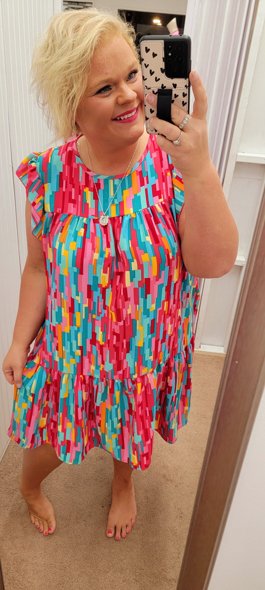 Abstract Summer Dress