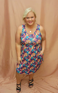 Paint Floral Shirley Dress