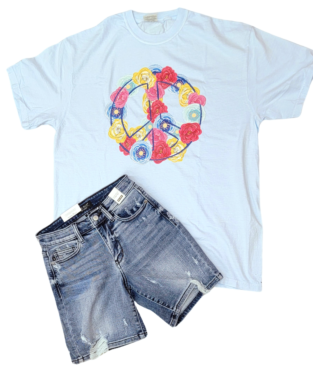 Comfort Colors Peace Floral Tee