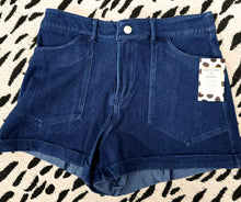 Load image into Gallery viewer, Rae Mode Dark Wash Shorts
