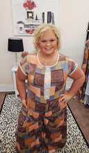 Load image into Gallery viewer, Patchwork Button Down Romper
