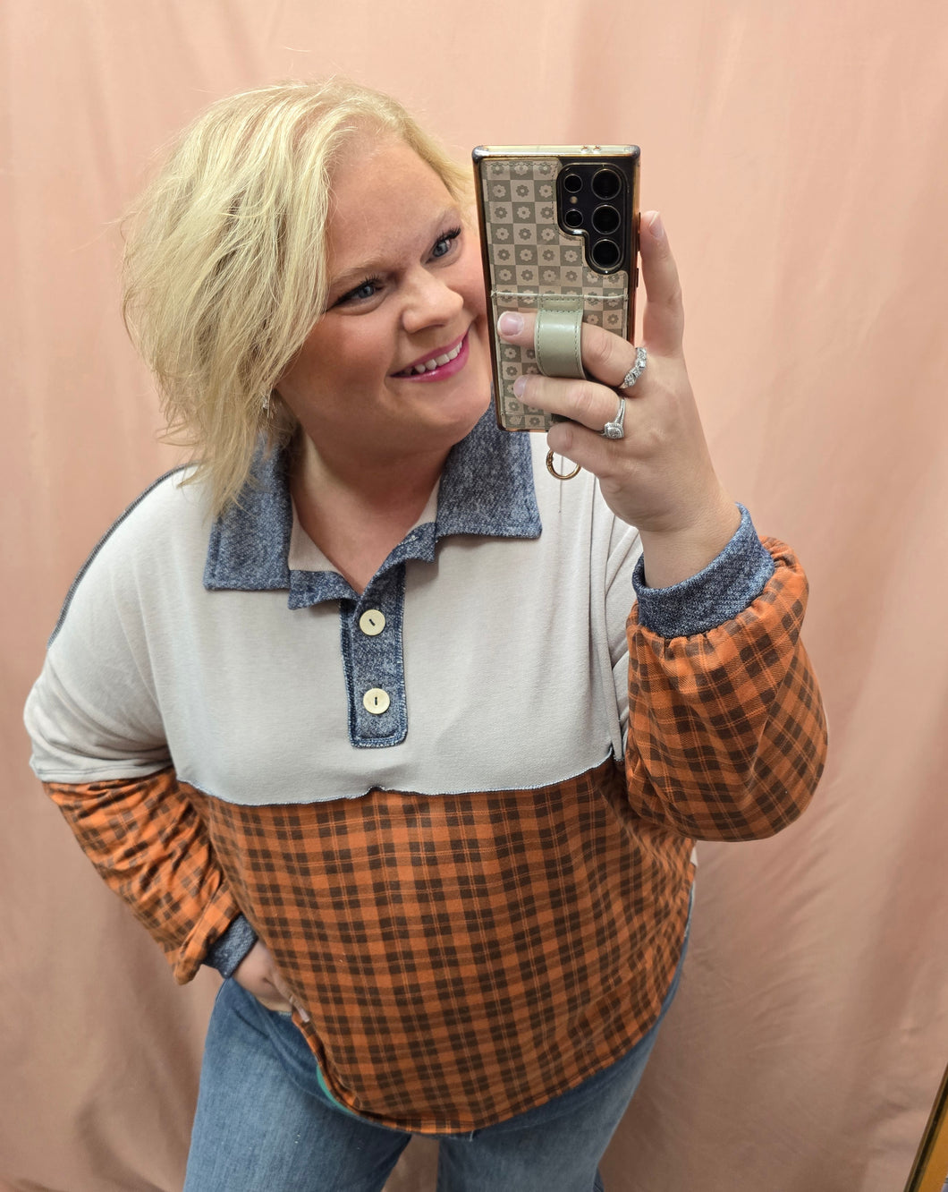 Cute Fall Henley