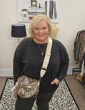 Load image into Gallery viewer, Camo Double Zipper Bum Bag
