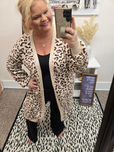 Load image into Gallery viewer, Long Leopard Cardigan
