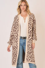 Load image into Gallery viewer, Long Leopard Cardigan
