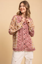 Load image into Gallery viewer, The cutest Combo Lace Button Down
