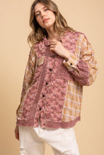 Load image into Gallery viewer, The cutest Combo Lace Button Down

