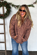 Load image into Gallery viewer, Leopard Puffer Pullover Preorder

