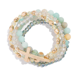 Cross Bracelet Stack