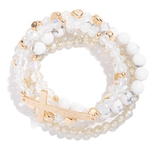 Load image into Gallery viewer, Cross Bracelet Stack
