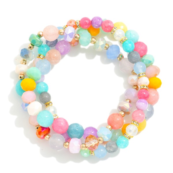 Spring Mix Bead Stack
