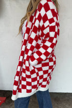 Load image into Gallery viewer, Blakely Red Check Cloud Cardigan Preorder
