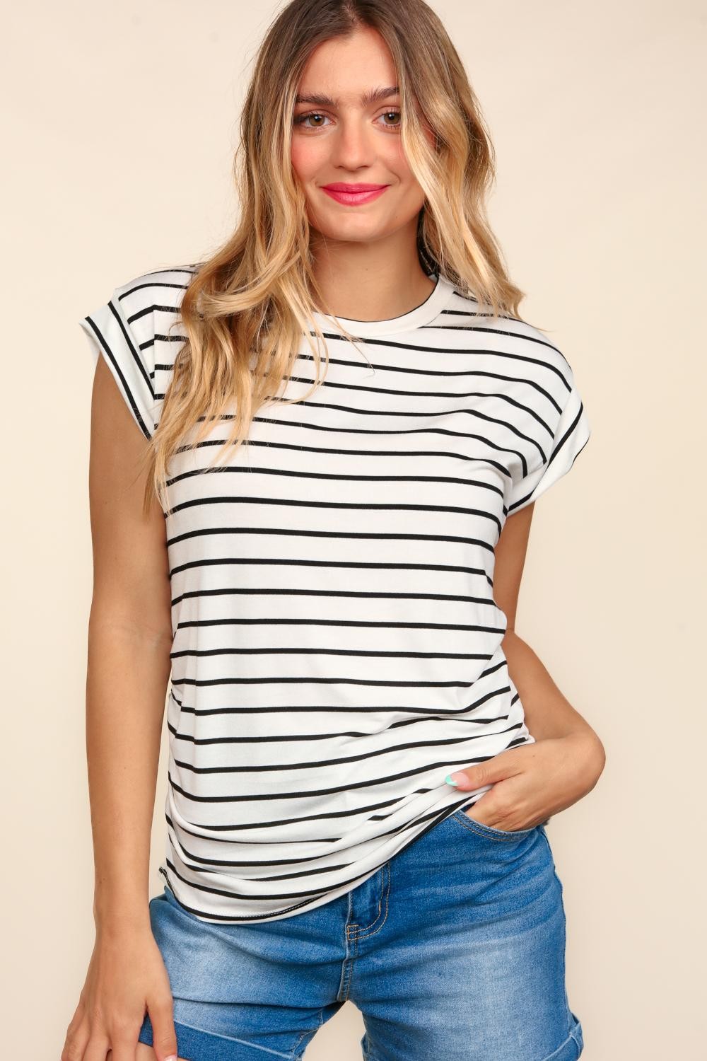 Soft Stripe Top