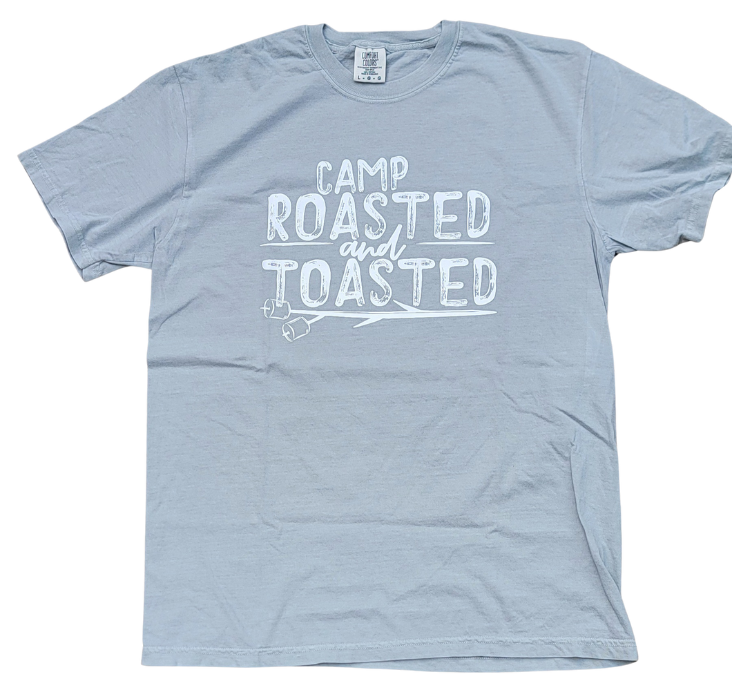 Camp Roasted & Toasted Comfort Colors Tee (bay green)