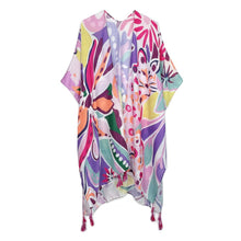 Load image into Gallery viewer, Tropical Floral Kimono
