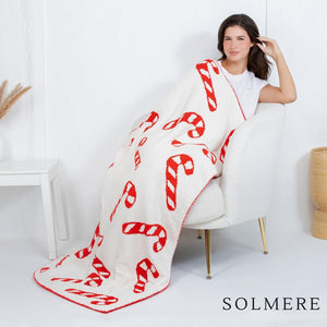 Candy Cane Blanket Preorder (ETA 10-1)