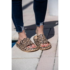 Julia Leopard Slide