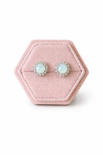 Load image into Gallery viewer, Vintage Opal Studs (gold or silver)
