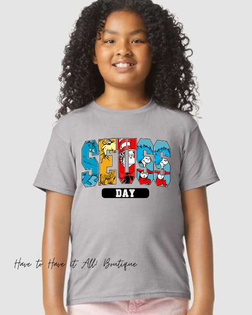 Gray Seuss Day Tee Preorder