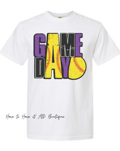 Load image into Gallery viewer, Purple &amp; Gold Softball Game Day Tee Preorder
