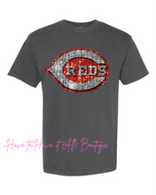 Load image into Gallery viewer, Faux Glitter Reds TShirt or Sweatshirt
