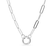 Load image into Gallery viewer, Paperclip Charm Holder Necklace
