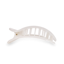 Load image into Gallery viewer, Teletie Coconut White Round Flat Clip
