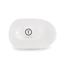 Load image into Gallery viewer, Teletie Coconut White Round Flat Clip
