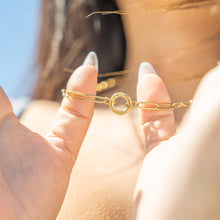 Load image into Gallery viewer, Paperclip Charm Holder Necklace
