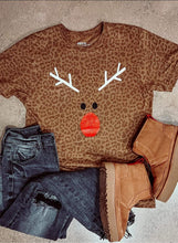 Load image into Gallery viewer, OMG Leopard Rudolph Tee PREORDER
