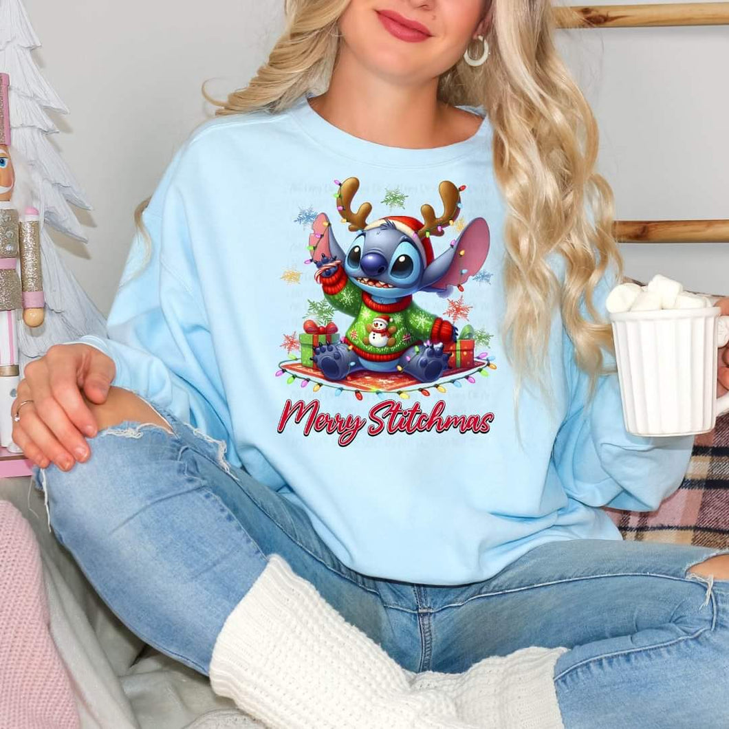 Merry Stitchmas Sweatshirt or Tshirt Preorder