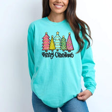 Load image into Gallery viewer, Bright Long Sleeve Christmas Tee PREORDER
