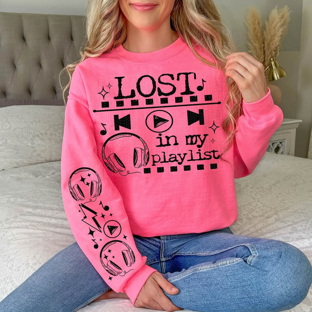 Lost in My Playlist Sweatshirt Preorder